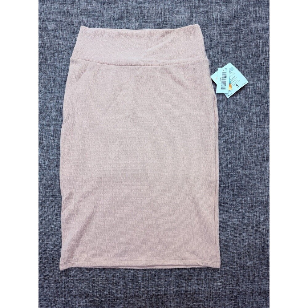 LULAROE CASSIE Pencil Skirt Solid Light Pink Small S 6-8 NWT